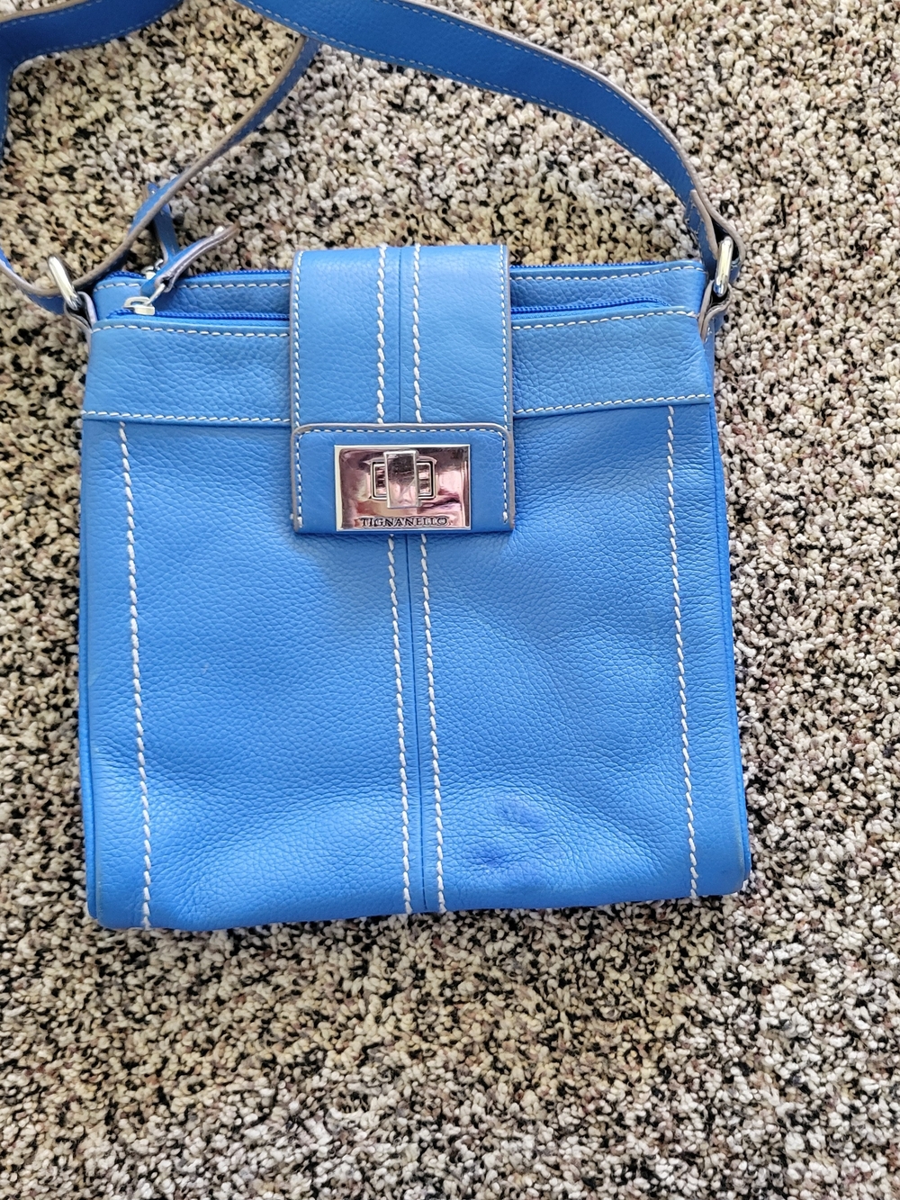 Tignanello Crossbody Leather Bag - Picture 6 of 9